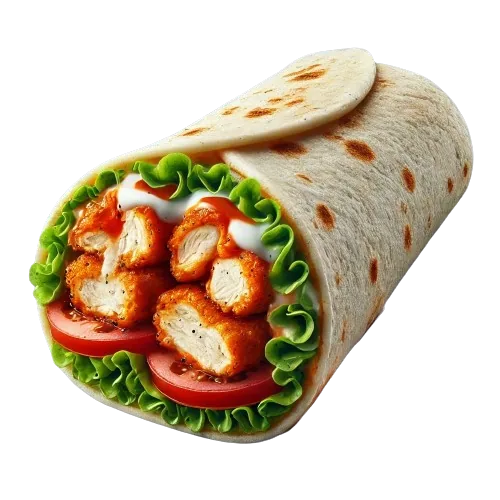 Buffalo chicken wrap